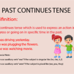 past continuous tense | past progressive tense with examples