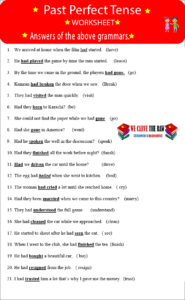 worksheet answers