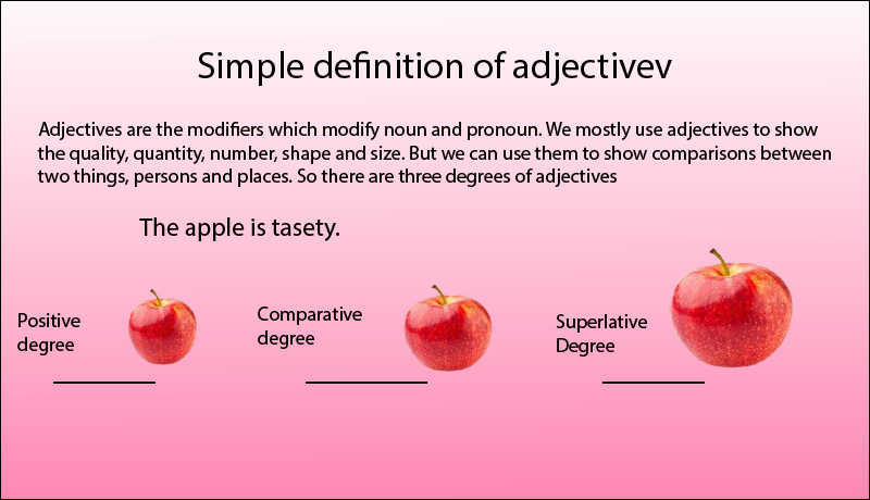 What is an adjective