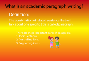 academic paragraph writing