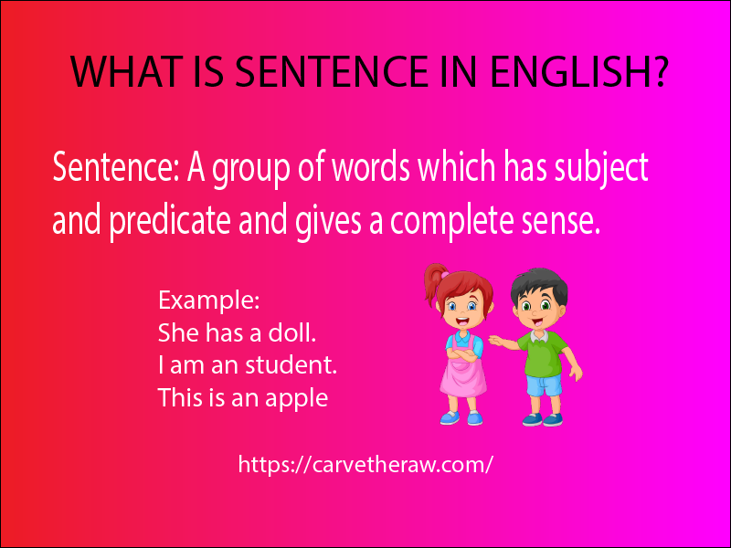 what-is-a-sentence-in-english-2022-formation