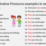 demonstrative pronouns examples in sentences.