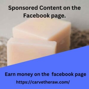 Sponsored Content on the Facebook page.