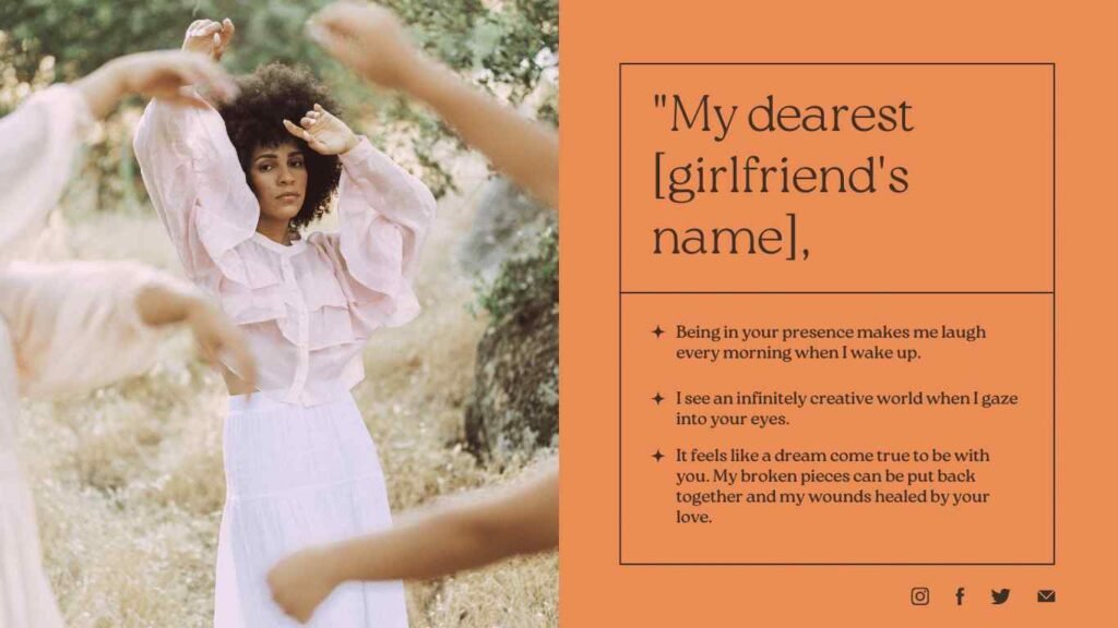 Short love letters to your girlfriend